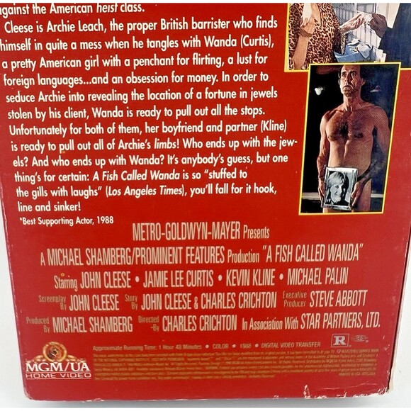 A Fish Called Wanda (VHS, 1996, Contemporary Classics) - Picture 5 of 7
